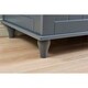 Milton Green Stars Wood Storage Bench - Gray - Thumbnail 2