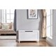 Milton Green Stars Wood Storage Bench - White - Thumbnail 2