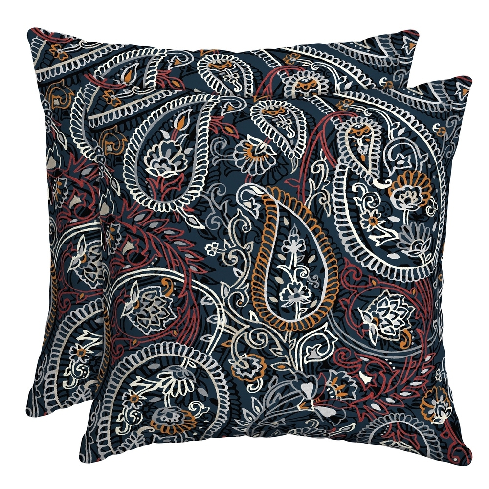 Arden Selections Palmira Paisley Baby Pink Watercolor Paisley 2 Pillow