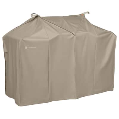 Classic Accessories Storigami Easy Fold Water-Resistant 64 Inch BBQ Grill Cover, Charcoal Black