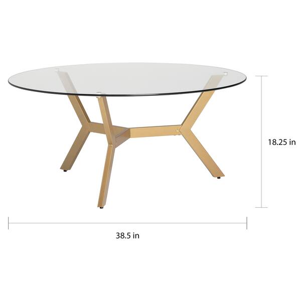 Carson Carrington Gidsholm 38-inch Round Three-Legged Coffee Table ...