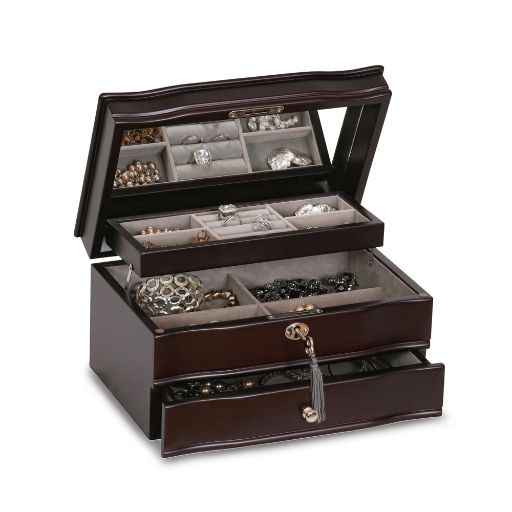 Mele and Co Davina Wooden Jewelry Box