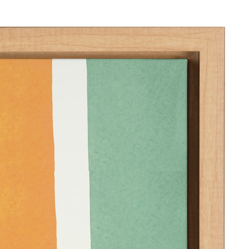 Kate and Laurel Sylvie Village Walls Framed Canvas By Teju Reval