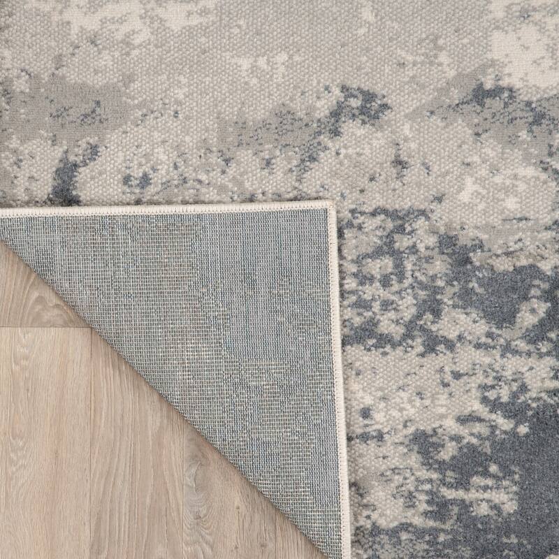 World Rug Gallery Contemporary Oblique Abstract Area Rug