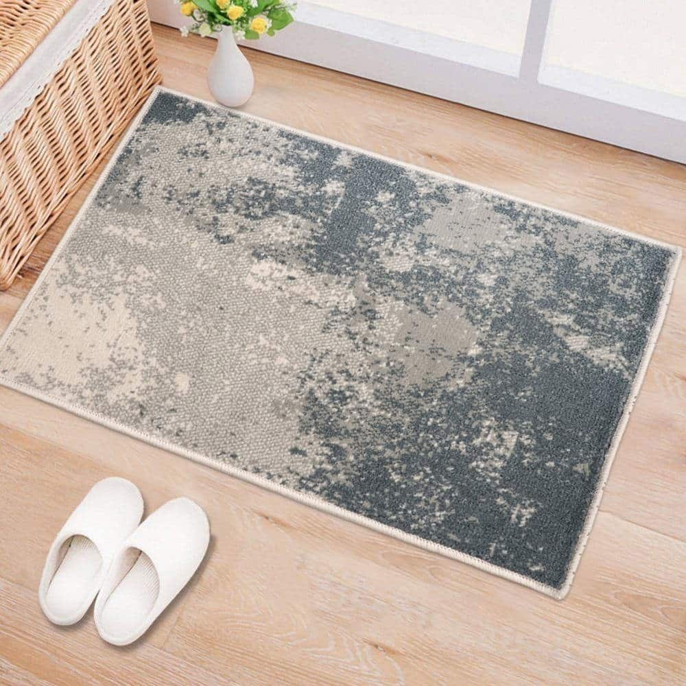 World Rug Gallery Contemporary Oblique Abstract Area Rug