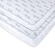 preview thumbnail 1 of 2, Pack N Play Crib Sheet Set Jersey Cotton 2 Pack -Sage Diamond Set