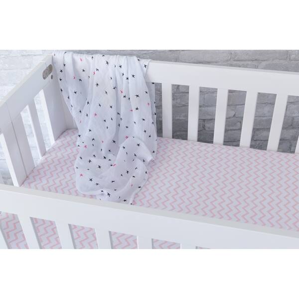 Shop Pack N Play Portable Crib Sheet Set Jersey Cotton 2 Pack