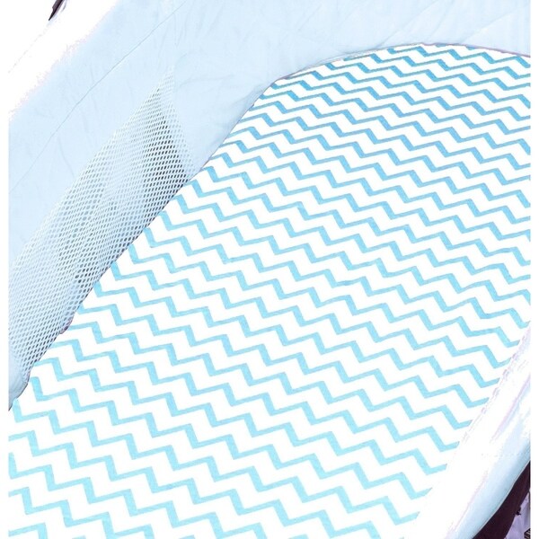 blue bassinet sheets