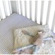 preview thumbnail 2 of 2, Waterproof Crib Sheet Set Jersey Cotton 2 Pack -Taupe
