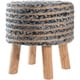 preview thumbnail 3 of 19, Livabliss Baeley Hand Crafted Bohemian Jute and Wood Foot Stool