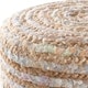 preview thumbnail 6 of 19, Livabliss Baeley Hand Crafted Bohemian Jute and Wood Foot Stool