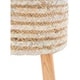 preview thumbnail 17 of 19, Livabliss Baeley Hand Crafted Bohemian Jute and Wood Foot Stool