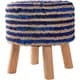 preview thumbnail 21 of 19, Livabliss Baeley Hand Crafted Bohemian Jute and Wood Foot Stool