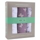 preview thumbnail 3 of 1, Muslin Cotton Swaddles-3 Pack Butterfly- Lavender Purple - N/A