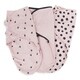 preview thumbnail 2 of 0, Adjustable Swaddle- Large 3-6 mths-pink dots+stars+solid 3 pk new specs - N/A