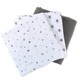 preview thumbnail 5 of 3, Cotton Muslin Swaddle Blanket 3 Pack-Star Print - N/A