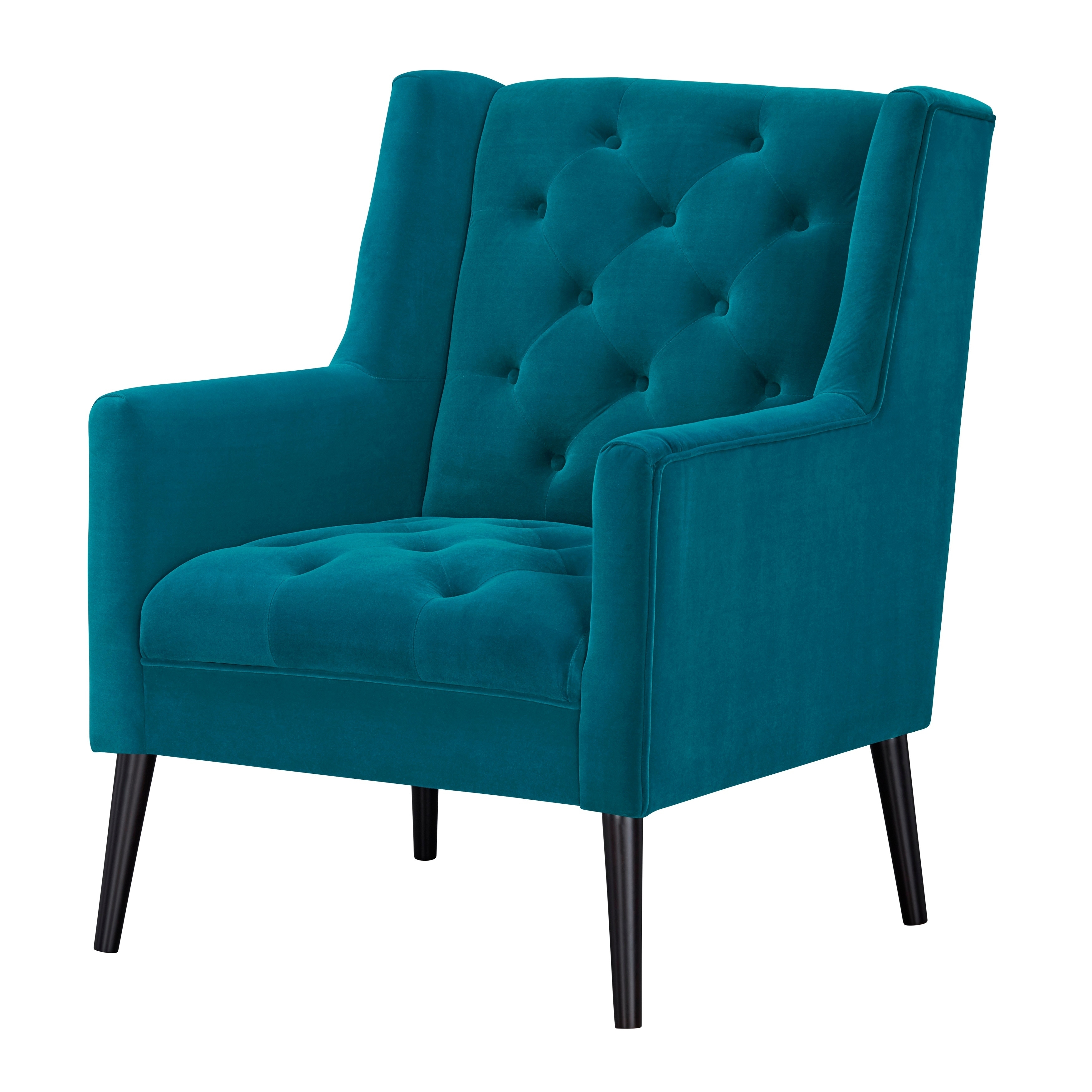 teal club chair