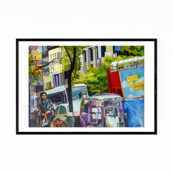 Noir Gallery Harlem New York Urban Painting Framed Art Print