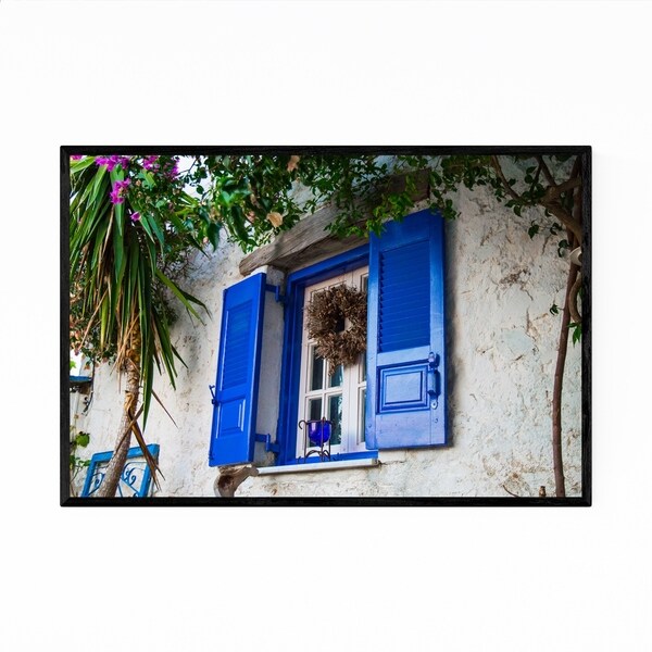 Noir Gallery Kerkyra Greece Architecture Photo Framed Art Print
