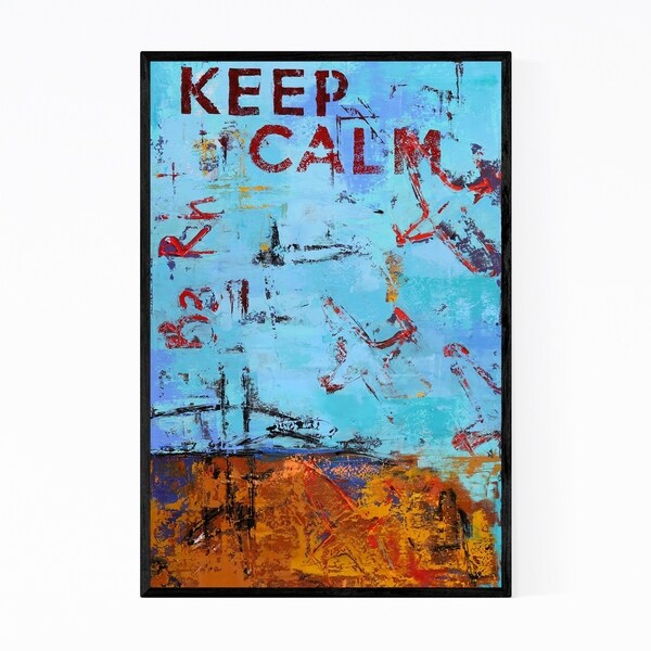 Noir Gallery Abstract Street Art Painting Framed Art Print
