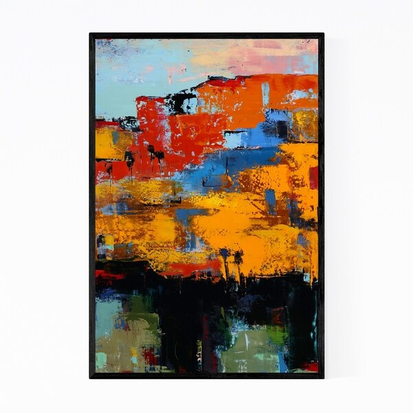 Noir Gallery Abstract Painting Framed Art Print