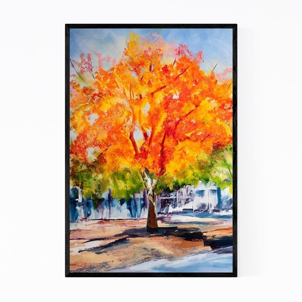 Noir Gallery Autumn Nature Painting Framed Art Print