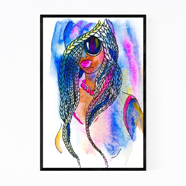 Noir Gallery Feminine Figurative Painting Framed Art Print