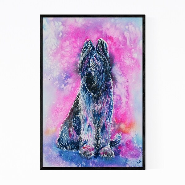 Noir Gallery Animal Dog Painting Framed Art Print