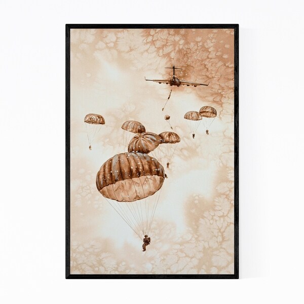 Noir Gallery Aircraft Painting Framed Art Print