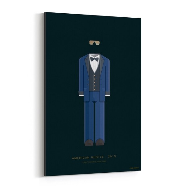 Noir Gallery American Hustle Movie TV Illustration Canvas Wall Art Print