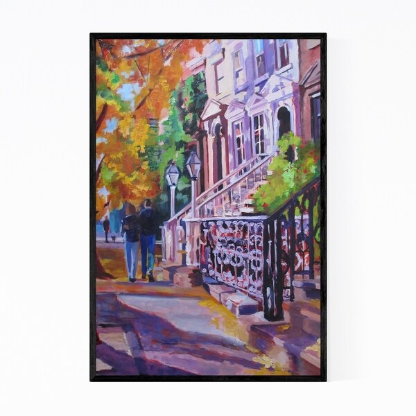 Noir Gallery Manhattan New York Urban Painting Framed Art Print