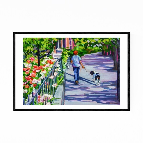 Noir Gallery Brooklyn New York Animals Dog Framed Art Print