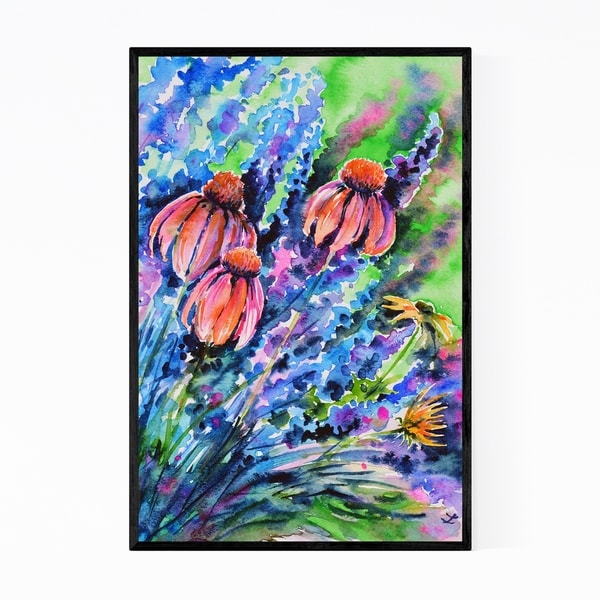 Noir Gallery Floral Botanical Painting Framed Art Print
