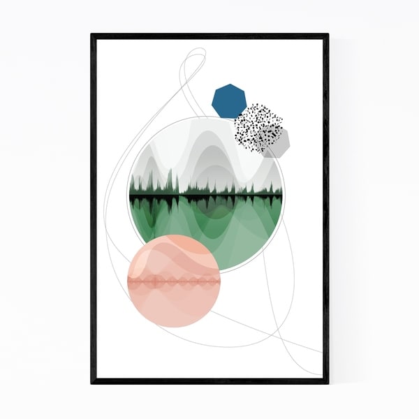 Noir Gallery Abstract Nature Geometric Framed Art Print