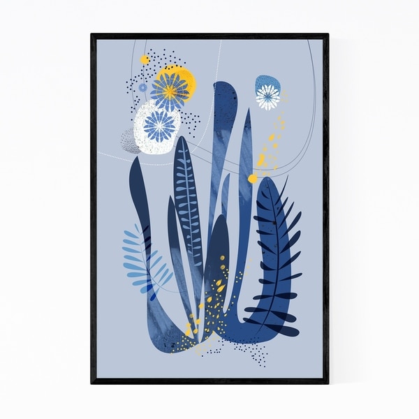 Noir Gallery Abstract Nature Floral Botanical Framed Art Print