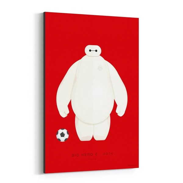 Noir Gallery Big Hero 6 Illustration Canvas Wall Art Print