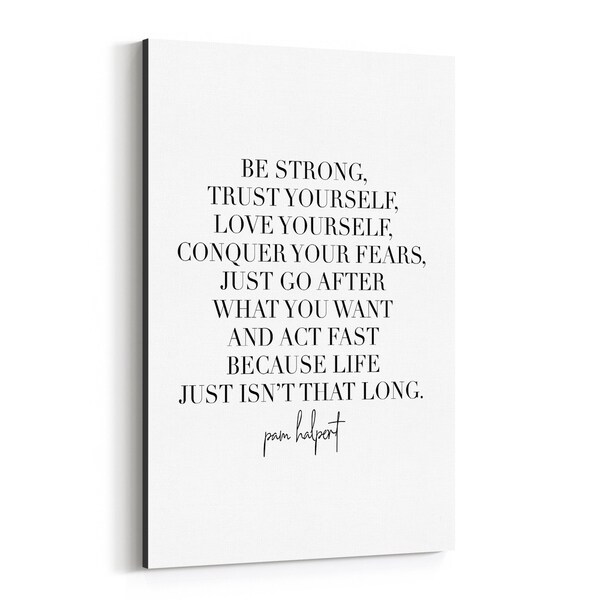 Noir Gallery The Office TV Quote Typography Canvas Wall Art Print
