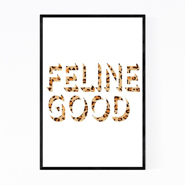 Noir Gallery Motivational Minimal Typography Framed Art Print