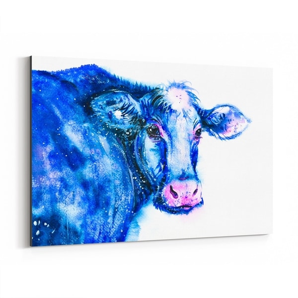 Noir Gallery Animal Cow Painting Canvas Wall Art Print