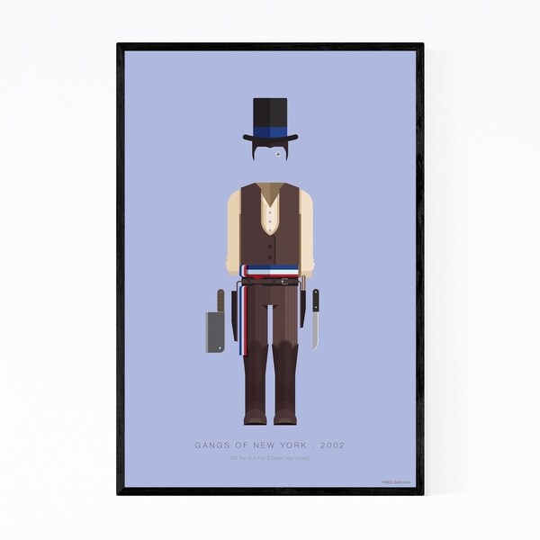 Noir Gallery Gangs Of New York Illustration Framed Art Print