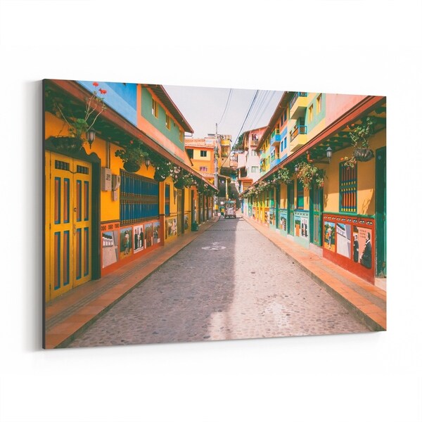 Noir Gallery Guatape Colombia Photo Canvas Wall Art Print