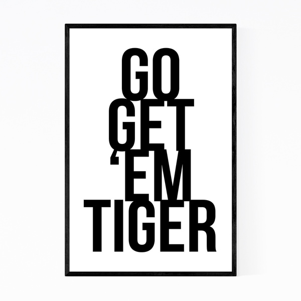Noir Gallery Motivational Minimal Typography Framed Art Print