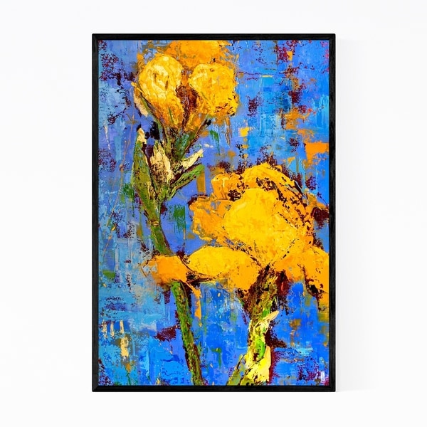 Noir Gallery Floral Botanical Painting Framed Art Print