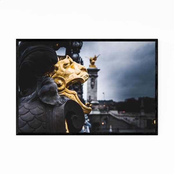Noir Gallery Paris France Pont Alexandre III Framed Art Print
