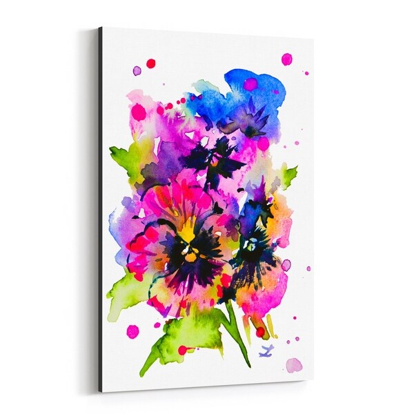Noir Gallery Floral Botanical Painting Canvas Wall Art Print