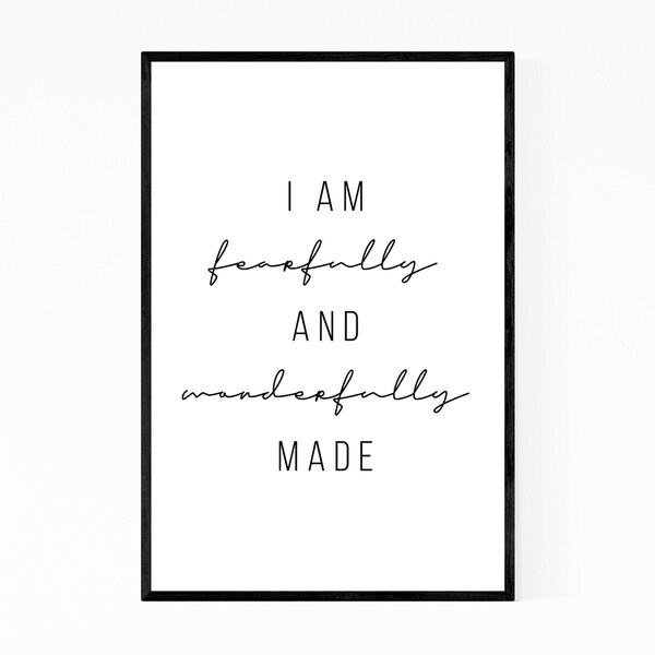 Noir Gallery Motivational Minimal Typography Framed Art Print