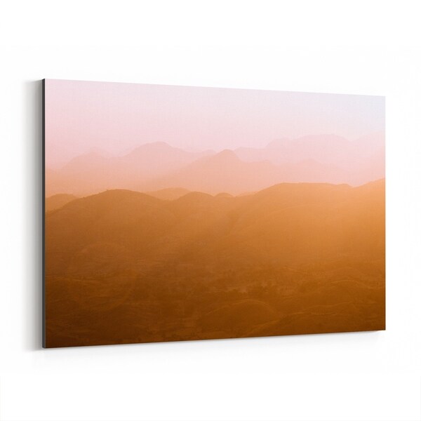 Noir Gallery Udaipur India Mountains Photo Canvas Wall Art Print