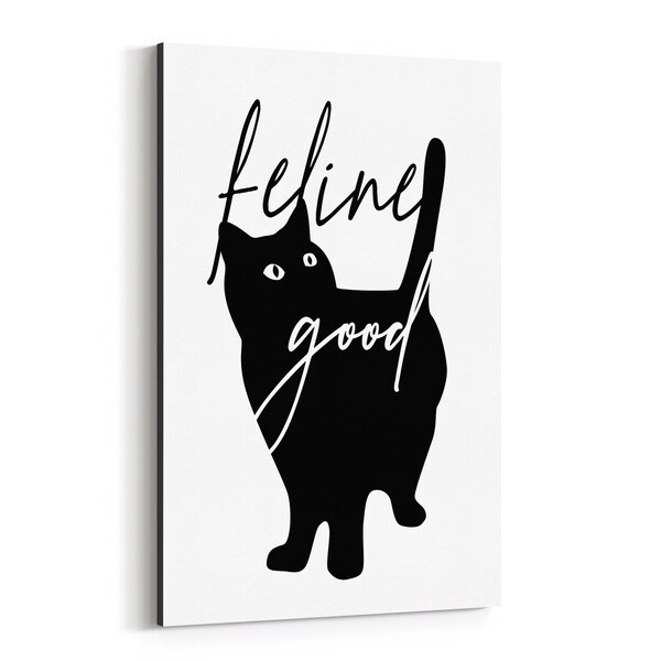 Noir Gallery Motivational Minimal Typography Canvas Wall Art Print