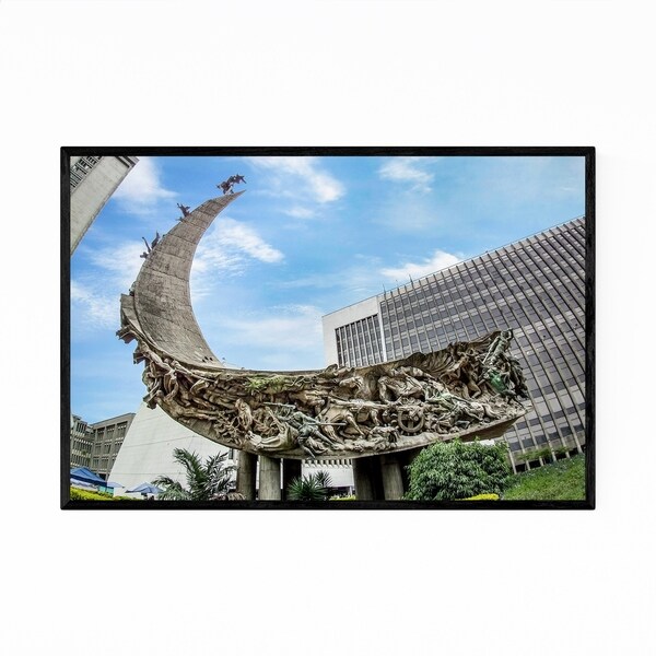 Noir Gallery Salento Colombia Architecture Photo Framed Art Print
