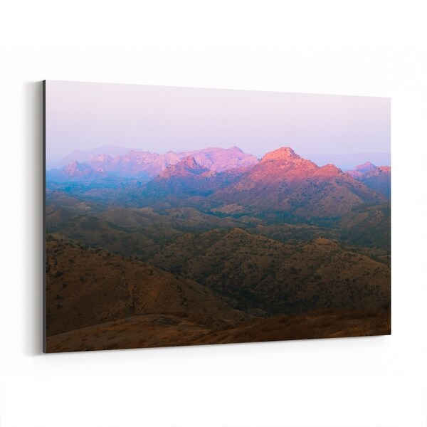 Noir Gallery Udaipur India Mountains Photo Canvas Wall Art Print